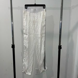 White fendi pants